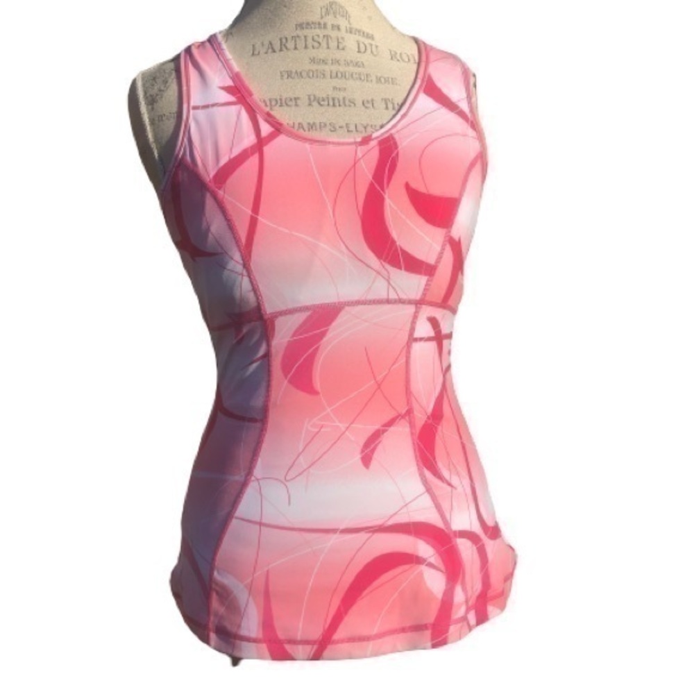 Shape Tek Pink & White Top     BBB3